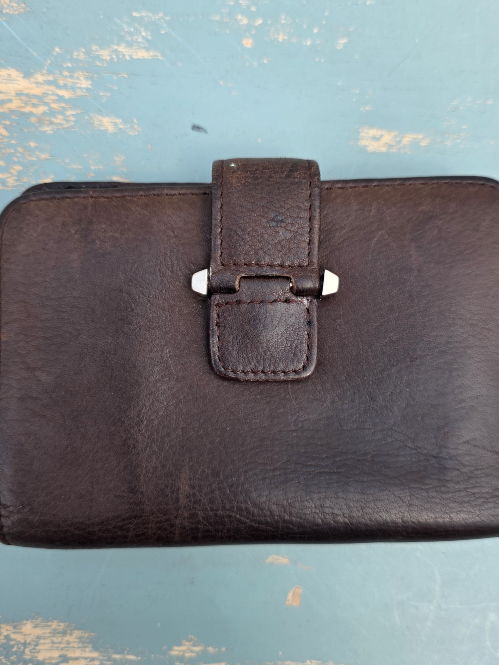 Vintage Pelle Studio Brown Genuine Leather Organizer Wallet